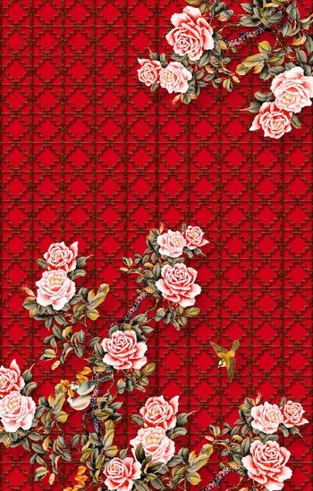 定位花印花华亿平台图片