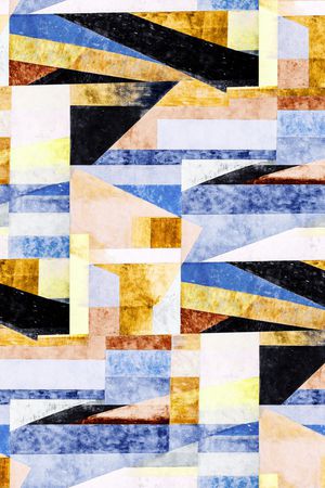 抽象花卉印花华亿平台图片