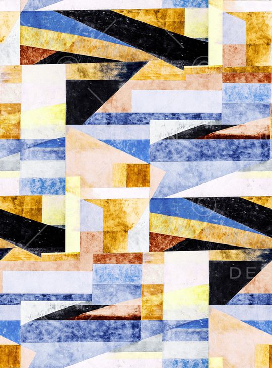 抽象花卉印花华亿平台图片