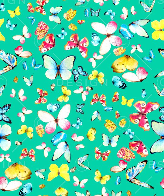 黑底花卉印花华亿平台图片