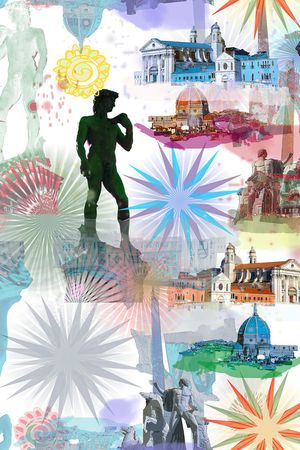 人物印花华亿平台图片