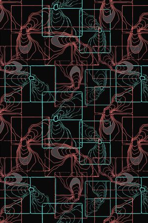 几何印花华亿平台图片