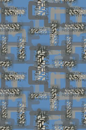 几何印花华亿平台图片