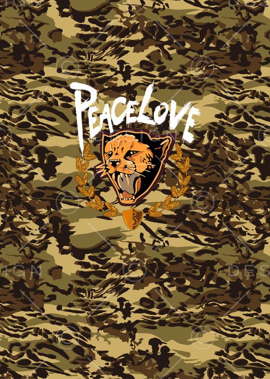 迷彩印花华亿平台图片