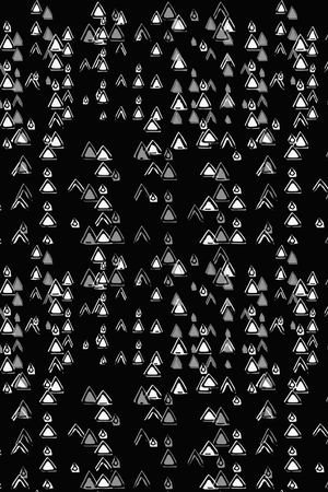 三角形印花华亿平台图片