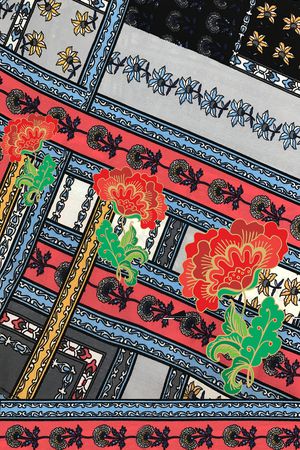 复古印花华亿平台图片