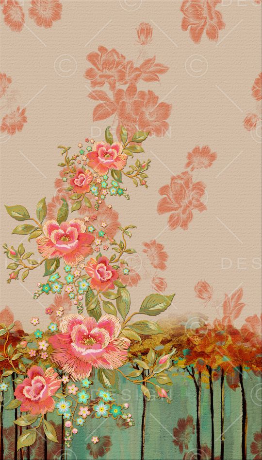 复古印花华亿平台图片