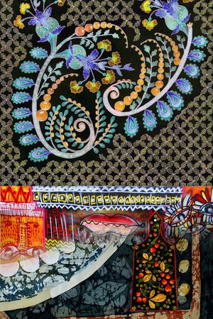 复古印花华亿平台图片