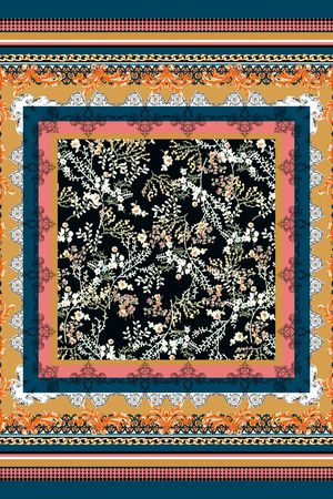 方巾印花华亿平台图片