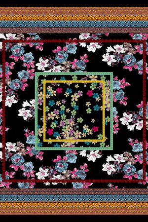 方巾印花华亿平台图片