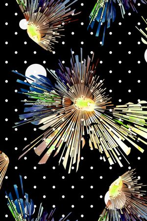 几何印花华亿平台图片