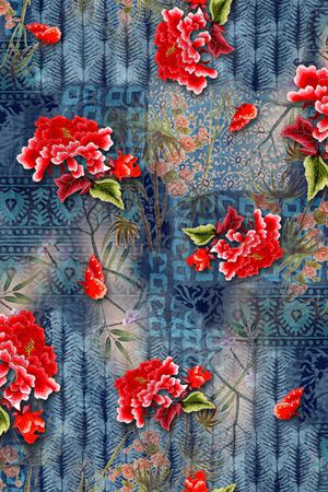 大牌风印花华亿平台图片