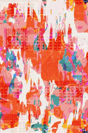 笔触印花华亿平台图片