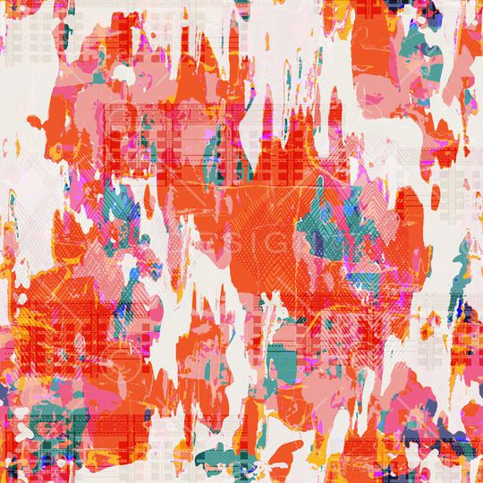 笔触印花华亿平台图片