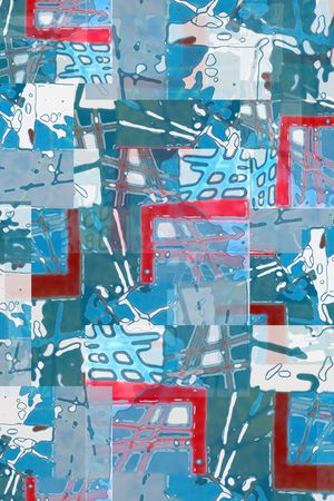 几何印花华亿平台图片