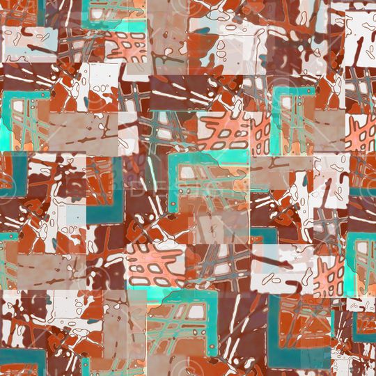 几何印花华亿平台图片