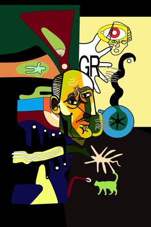 涂鸦印花华亿平台图片