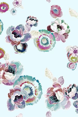 水彩印花华亿平台图片