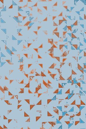 三角形印花华亿平台图片