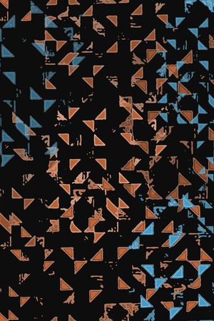 三角形印花华亿平台图片