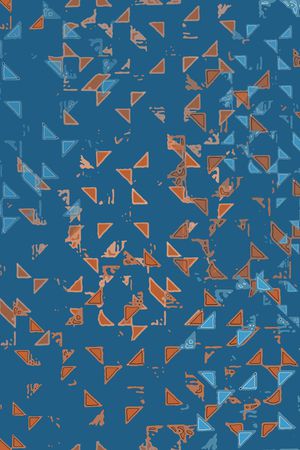 三角形印花华亿平台图片