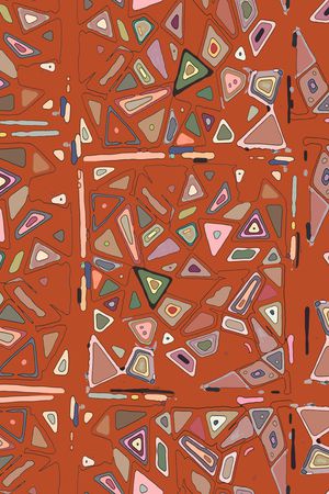 三角形印花华亿平台图片