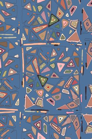 三角形印花华亿平台图片