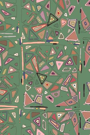 三角形印花华亿平台图片