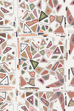 三角形印花华亿平台图片