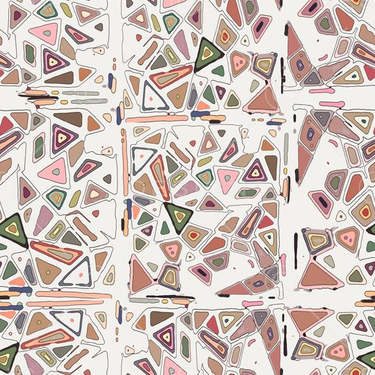 三角形印花华亿平台图片