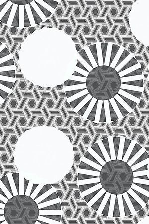 几何印花华亿平台图片