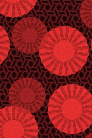 几何印花华亿平台图片