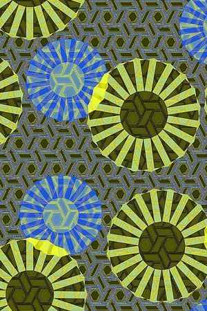 几何印花华亿平台图片