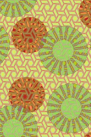 几何印花华亿平台图片