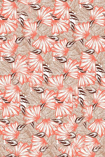 连衣裙印花华亿平台图片