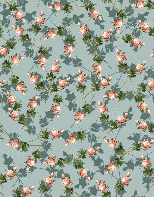 玫瑰花印花华亿平台图片