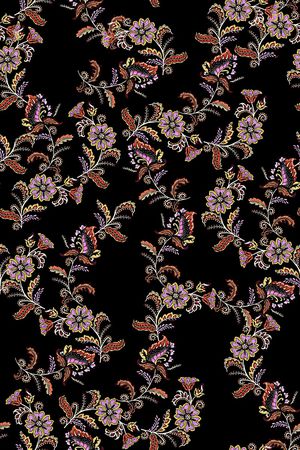 连衣裙印花华亿平台图片