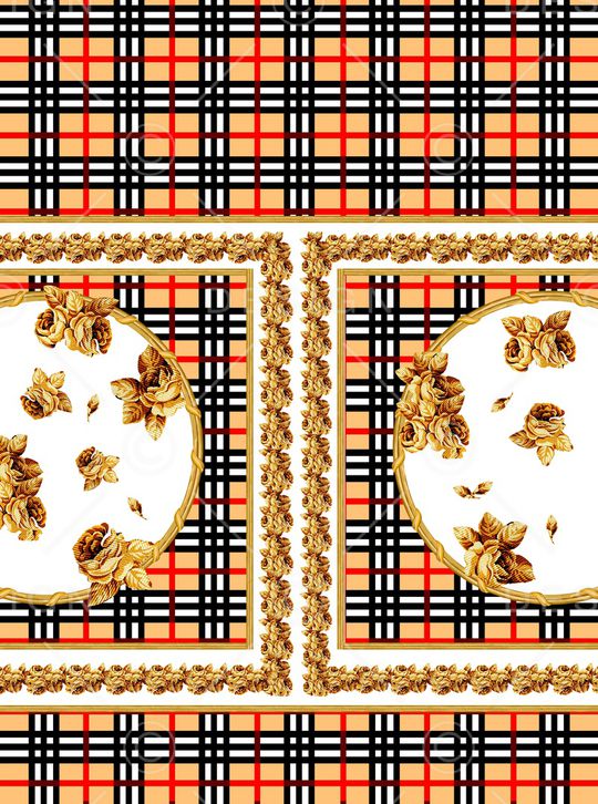 抽象花卉印花华亿平台图片