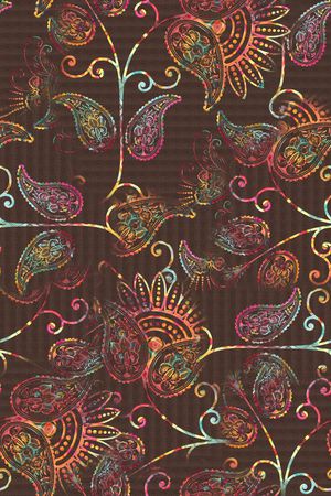 复古印花华亿平台图片