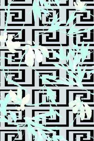 蓝色印花华亿平台图片