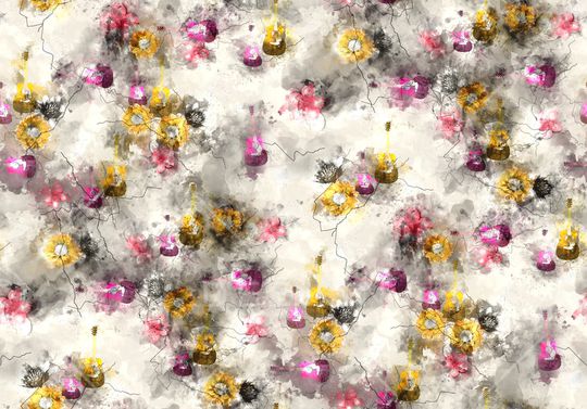 水彩印花华亿平台图片