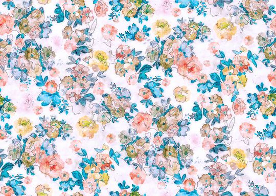 水彩印花华亿平台图片