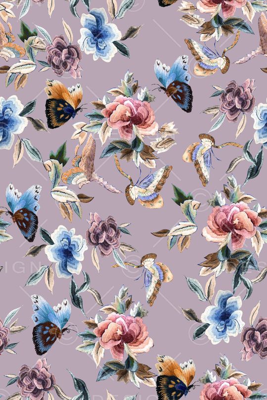 真丝印花华亿平台图片