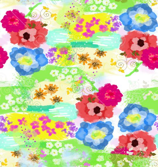 绘画印花华亿平台图片