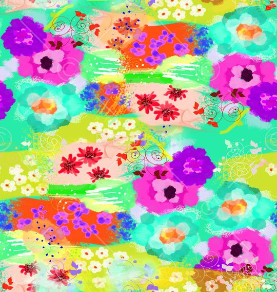 绘画印花华亿平台图片