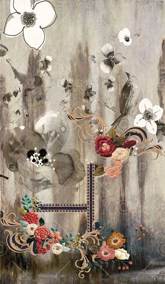 定位花印花华亿平台图片