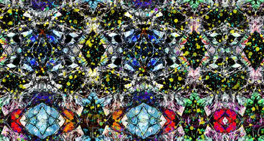 抽象印花华亿平台图片