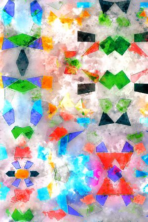 水彩印花华亿平台图片