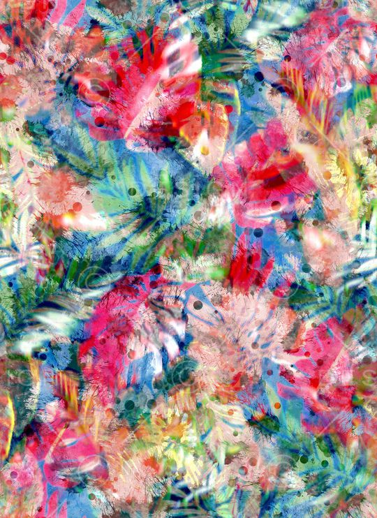 手绘印花华亿平台图片