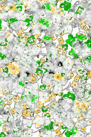 水彩印花华亿平台图片